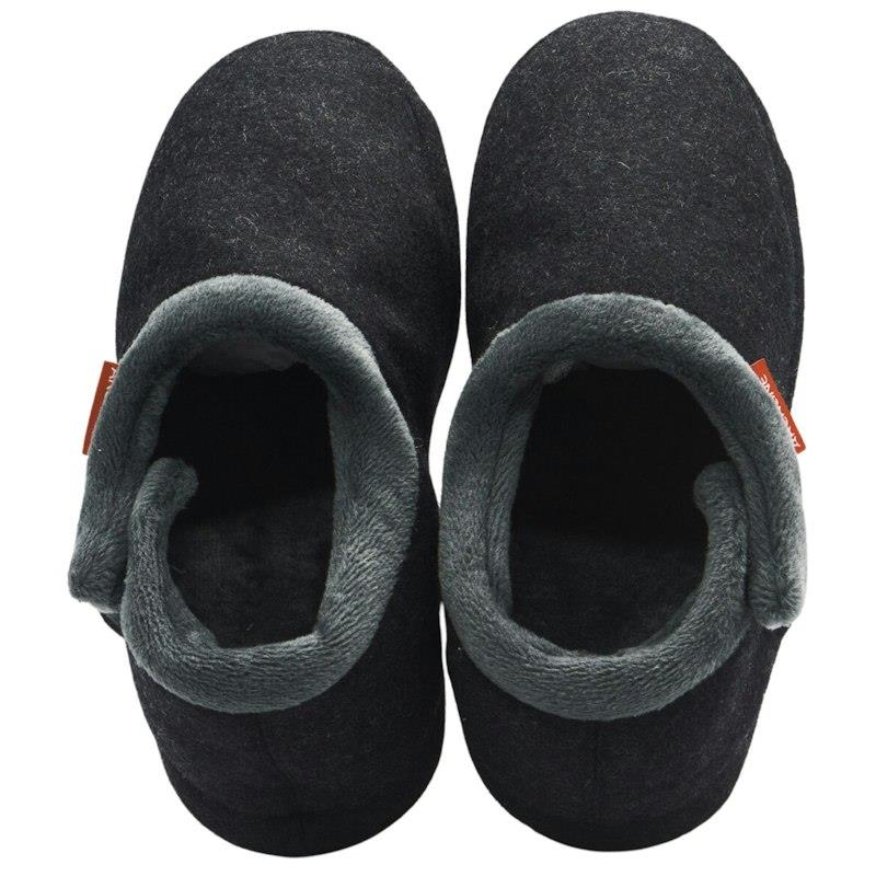 Buy Archline Slippers Closed Back Arch Support Comfort Charcoal Marl ...