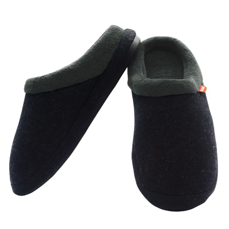 Buy Archline Slippers Slip-On Arch Support Comfort Charcoal Marl Size ...