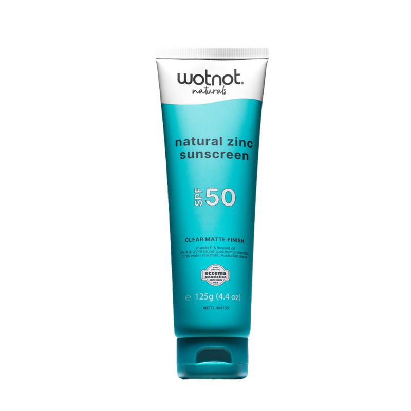 Wotnot Naturals Natural Sunscreen SPF50+ 125g