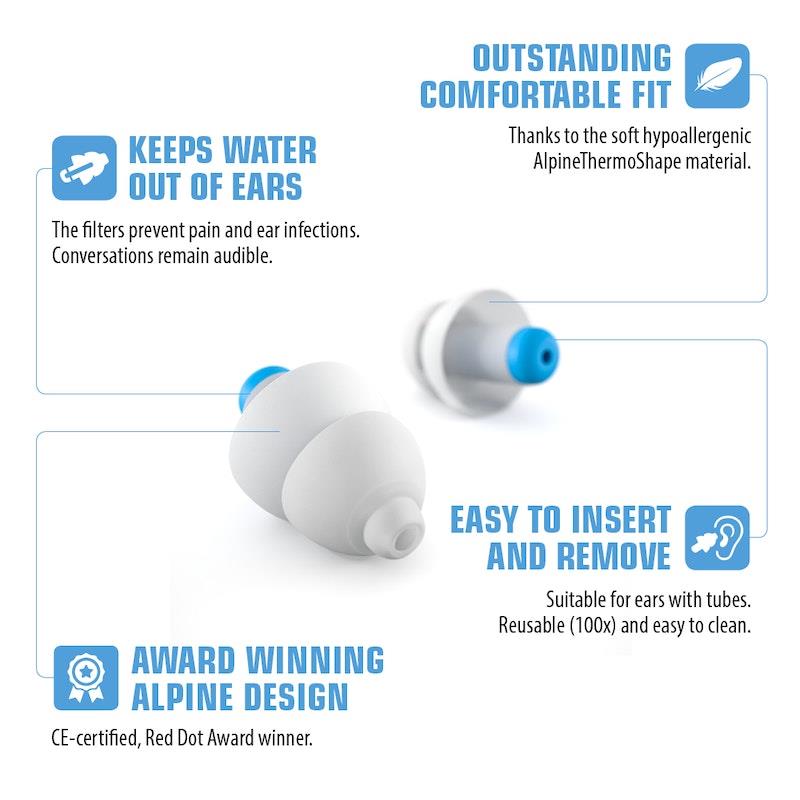 Buy Alpine SwimSafe Earplugs 1 set per pack Online at Chemist Warehouse®