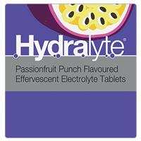 Hydralyte Effervescent Electrolyte Tablets Passionfruit Punch 40 pack