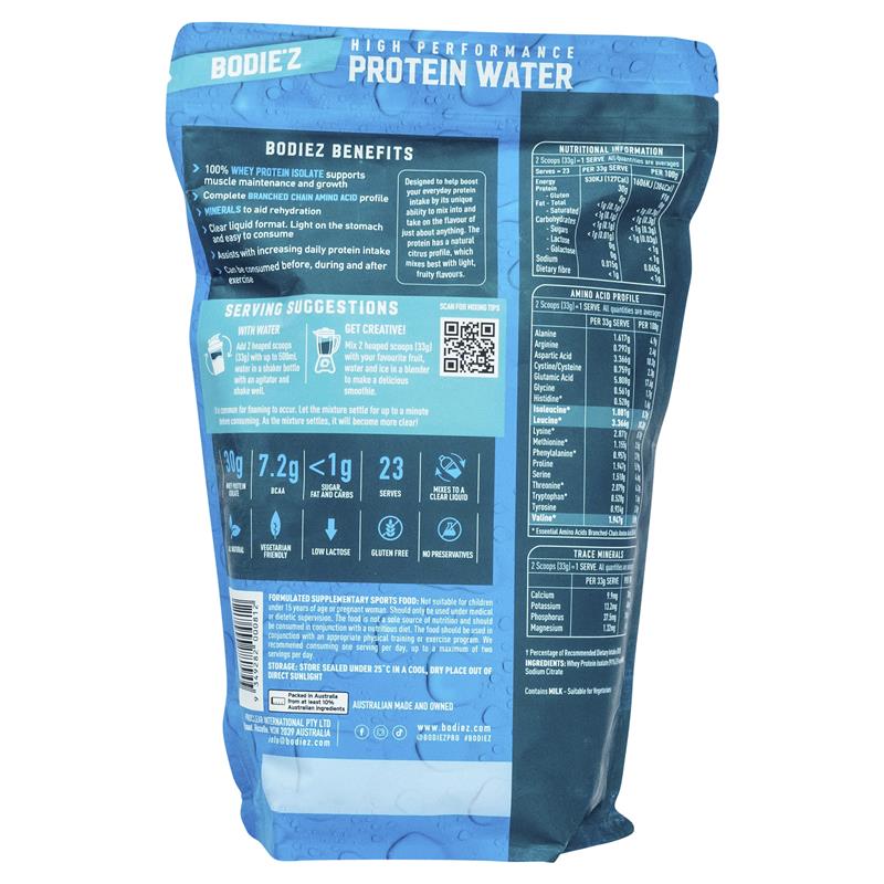 Buy Bodiez Protein Powder Unflavoured 760g Online at Chemist Warehouse®