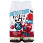 Bodiez Protein Water Berry 500ml 4 Pack