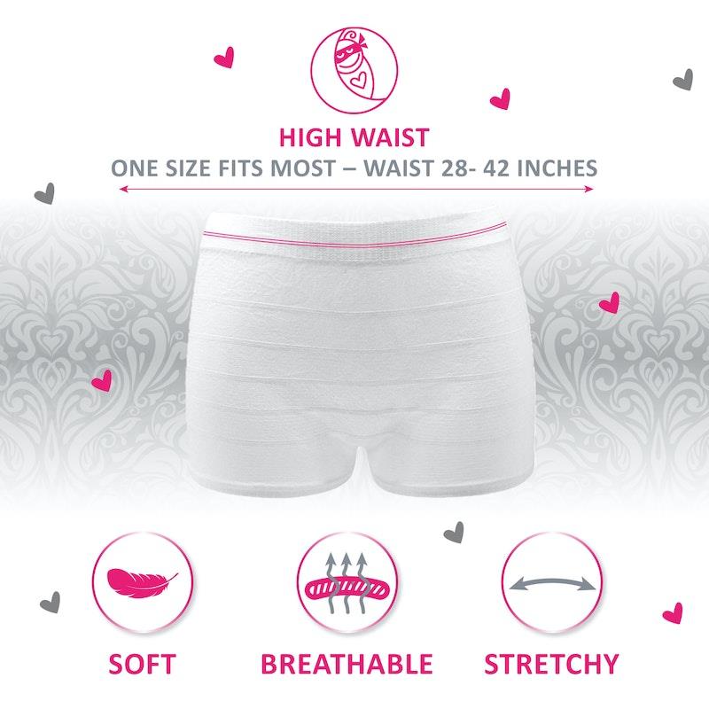 12 Pack Mesh Underwear Postpartum Hospital Provide Washable Breathable  Panties Undies for Delivery, Surgical,Traveling