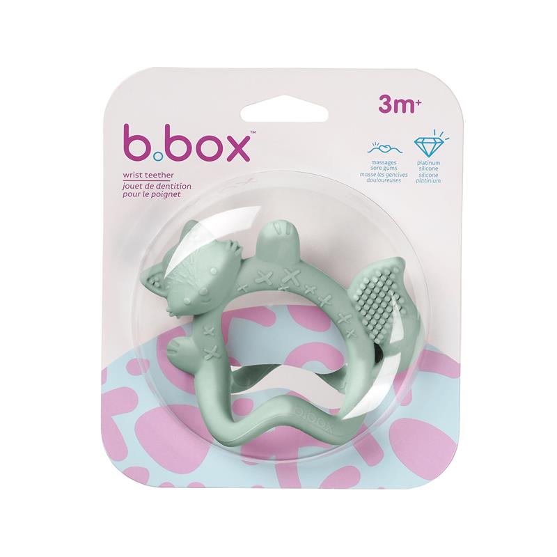 B.Box Wrist Teether Sage