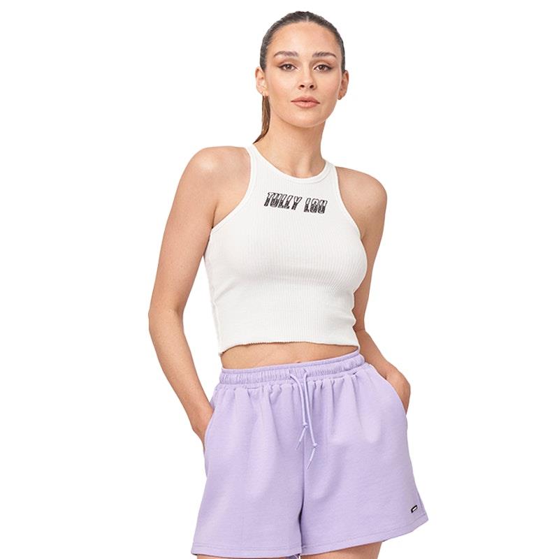 Tully Lou Ribbed Tank White S product image
