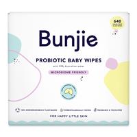 Bunjie Baby Wipes 8x80 Wipes Exclusive Size