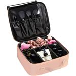 Ultra Beauty Cosmetic Bag Pink Compartment Case