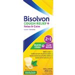 Bisolvon Cough Relief + Relax & Calm 200ml