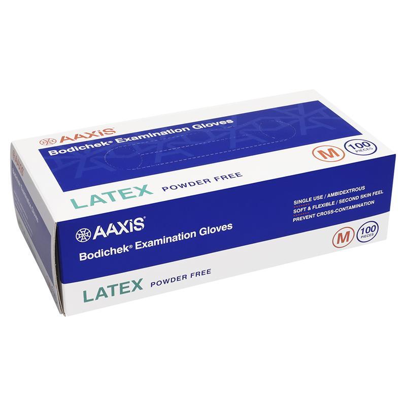 Bodichek Latex Disposable Gloves Powder Free Medium 100 Pack product image