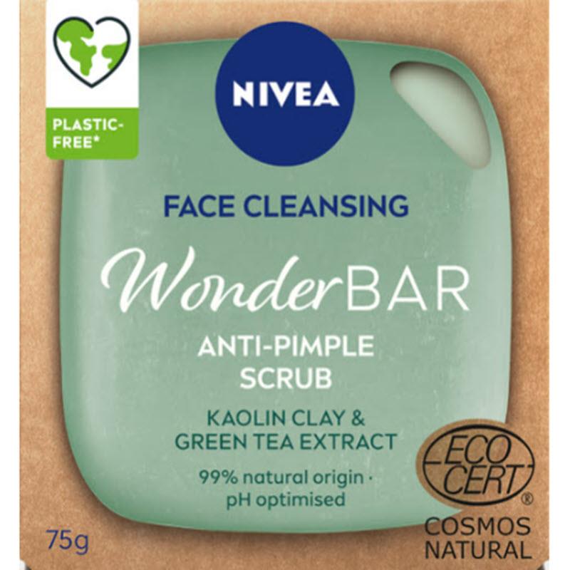 Buy Nivea Face Cleansing Wonderbar Anti Pimple Scrub 75g Online at