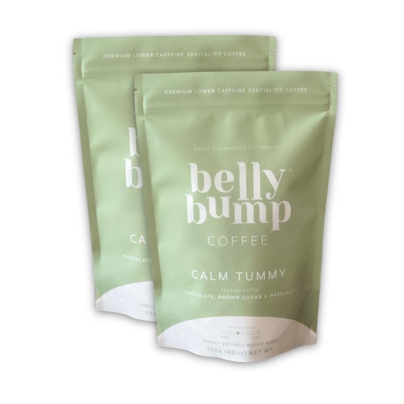 BellyBump Coffee Calm Tummy Whole Bean 2 x 250g