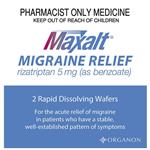 Maxalt Migraine Relief 5mg Wafer 2 Pack - Rizatriptan (S3)