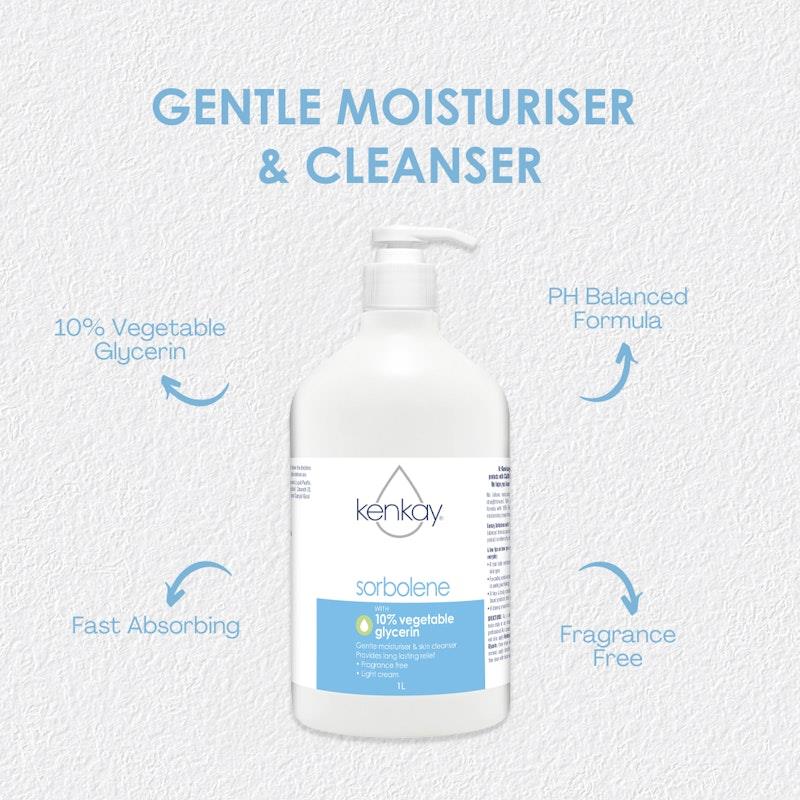 Buy Kenkay Sorbolene with 10 Vegetable Glycerin 1 Litre Online at