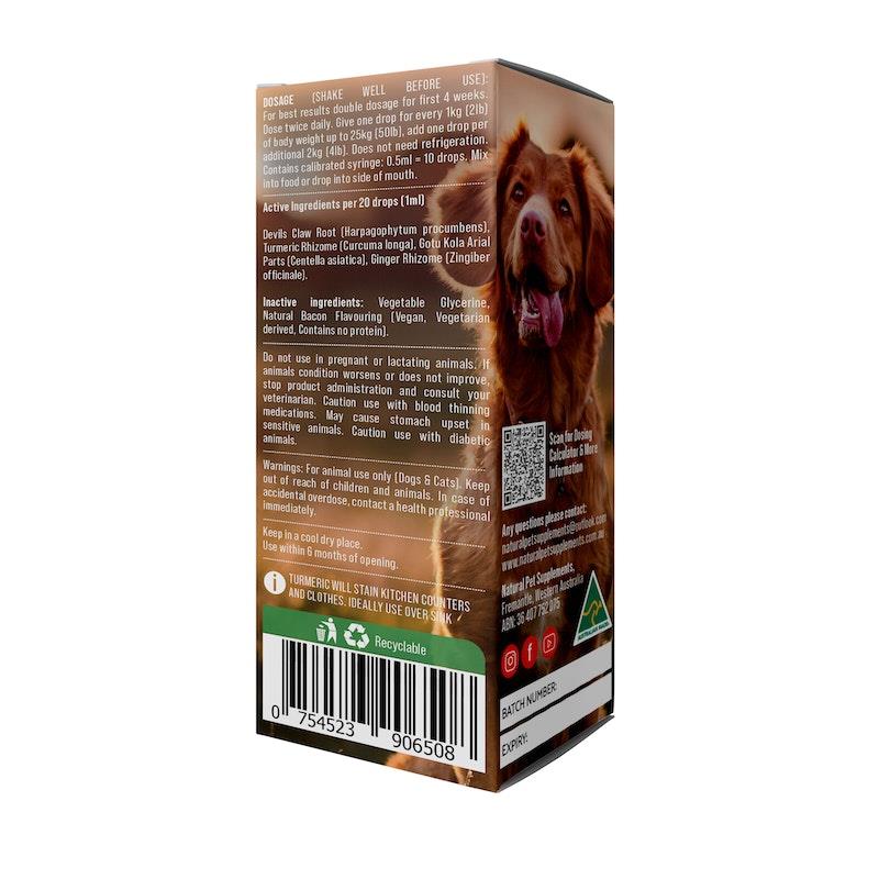 Buy Natural Pet Supplements Joint Support Herbal Tincture for Dogs and