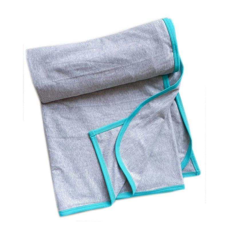 Baby Loves Sleep Koala Hugs Newborn Swaddle Wrap - Cool Grey/Teal One Size