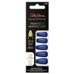 Sally Hansen Salon Effects Perfect Manicure 24 Coffin Press On Nails Hyp-Nautical