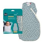 Tommee Tippee Baby Sleep Bag for Newborns 3-6m 1.0 TOG Soft Navy Speckle Online Only