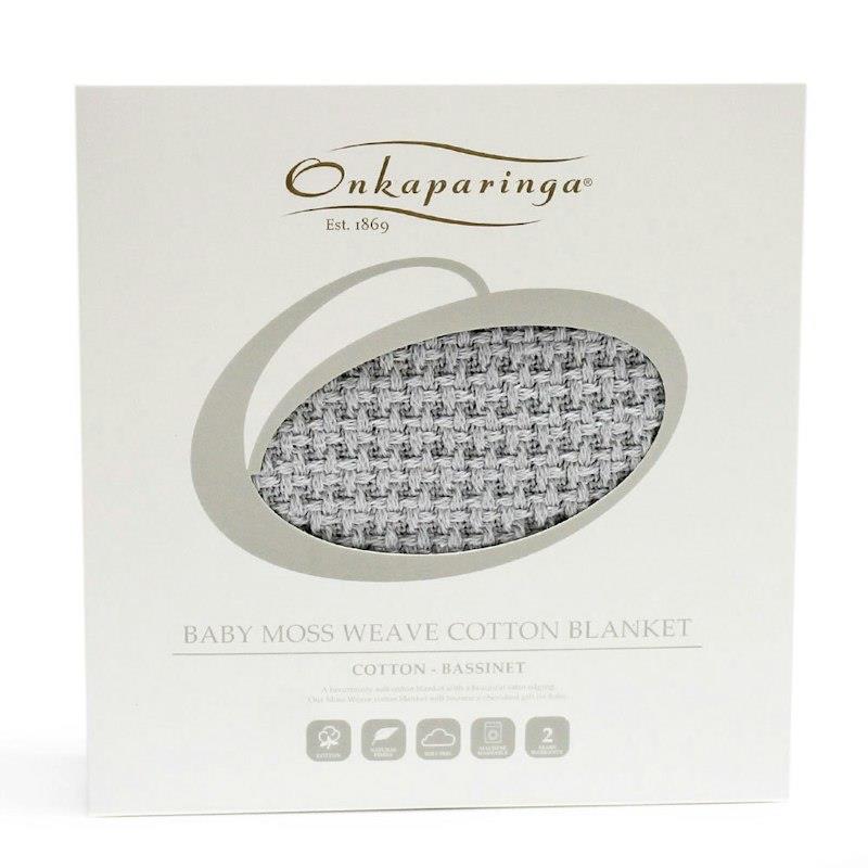 Buy Onkaparinga Baby Moss Weave 80x120cm Soft Cotton Blanket