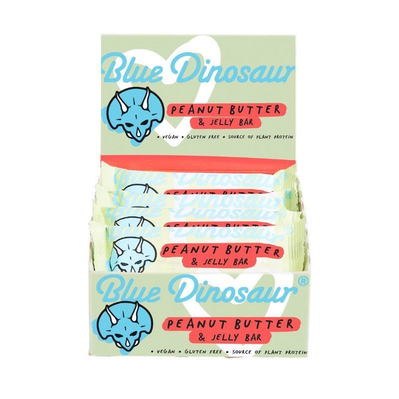 Buy Blue Dinosaur Peanut Butter & Jelly Vegan Protein Bars 12 x 45g