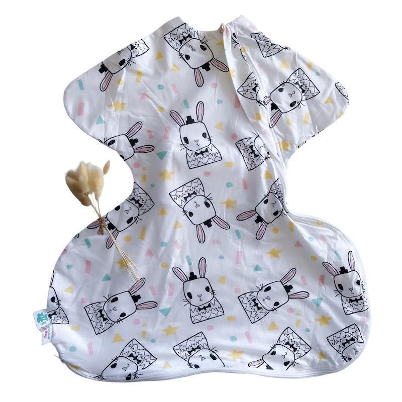 Baby Loves Sleep Sleepy Hugs Extra-Wide Sack (Hip Dysplasia) - Some Bunny Loves You (All Seasons) 3-6M product image