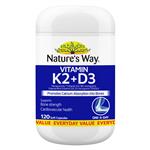 Natures Way K2+D3 120 Tablets