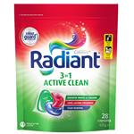 Radiant Laundry Capsules 3 in 1 Active Clean 28 Pack