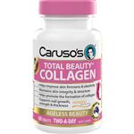 Carusos Total Beauty Collagen 60 Tablets NEW