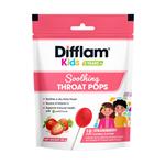Difflam Soothing Throat Pops Strawberry 10 pack