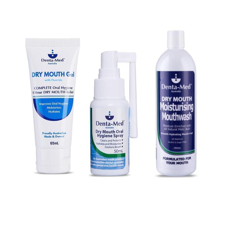Buy DentaMed Dry Mouth Gel 65mL Tube, Dry Mouth Oral Hygiene Spray 50mL & Moisturising