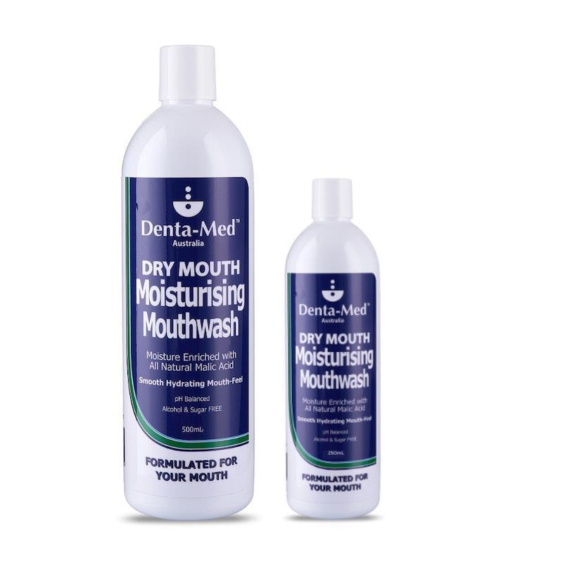 Denta-Med Moisturising Mouthwash 250mL & 500mL Bottles Bundle product image