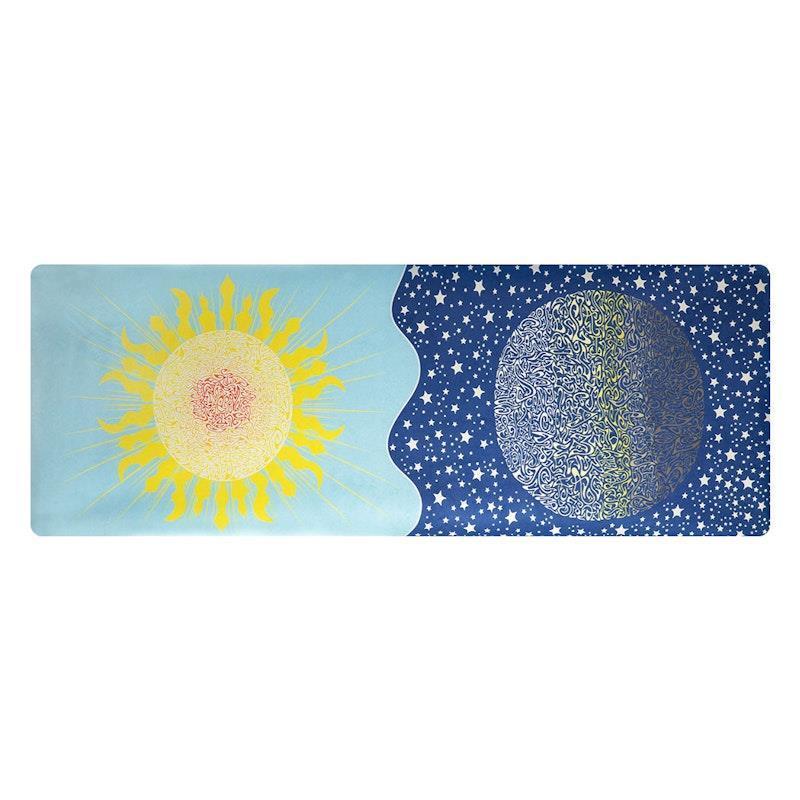 Centra Yoga Mat Foldable Non-Slip Exercise Fitness Lightweight 1mm Blue 185X68cm 1pc product image