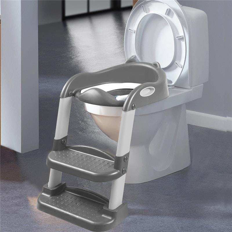 Buy BoPeep Kids Toilet Ladder Toddler Training Step Stool Soft Seat Non