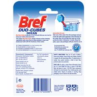 Buy Bref Duo Cubes Blue Action Toilet Cleaner Block In Cistern 2 Pack ...