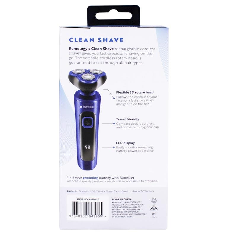 Buy Remology Clean Shave Rechargeable Cordless Shaver 1pc Online at