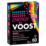 Voost Energy Raspberry Effervescent Tablets 60 Pack Exclusive Size