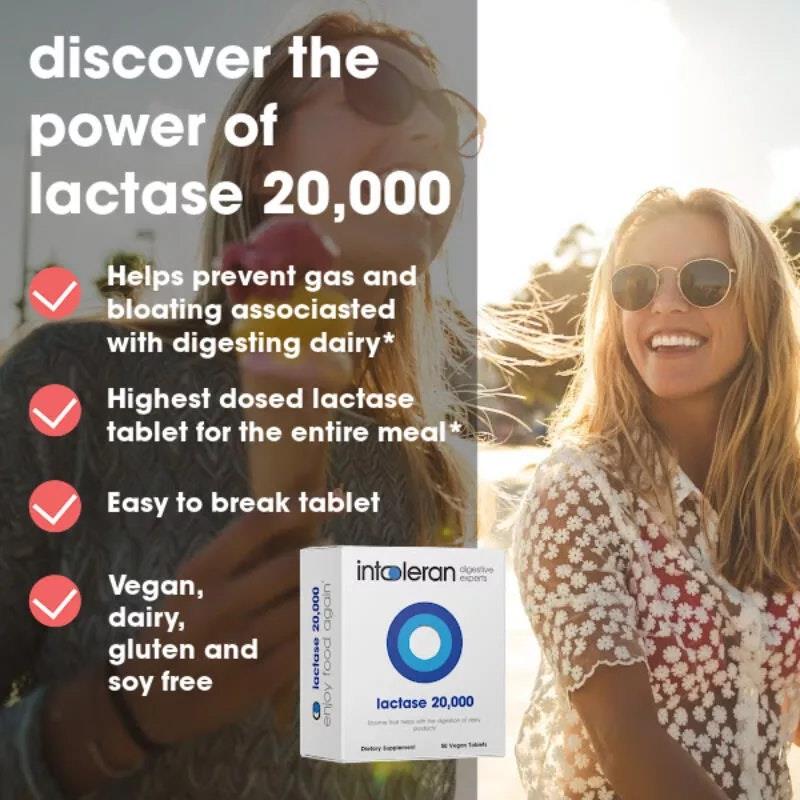 Buy Intoleran Lactase 20,000 50Tablets Online at Chemist Warehouse®