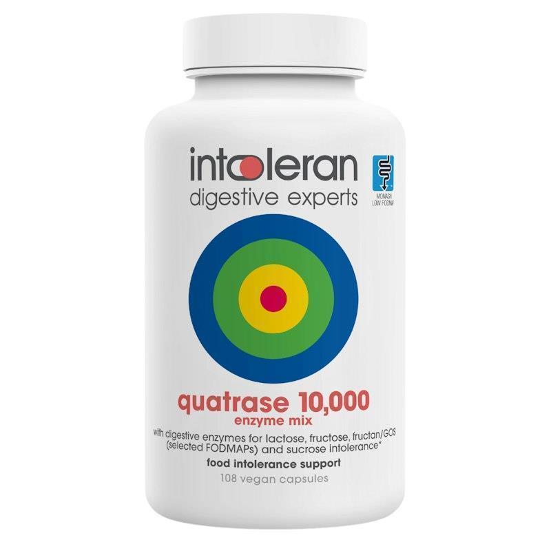 Intoleran Quatrase 10,000 108 Capsules product image