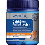 Wagner Cold Sore Relief Lysine 100 Tablets