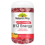 Natures Way Adult Vita Gummies B12 Energy 160 Gummies Exclusive Size