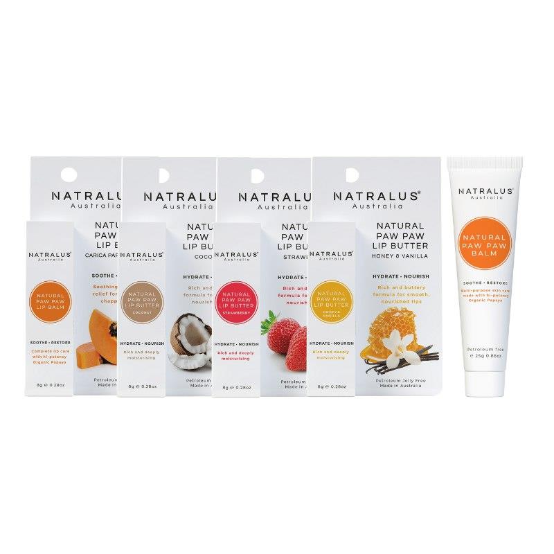 Natralus Natural Lip Balm & Butters Range Bundle product image