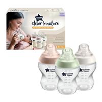 Tommee Tippee Closer To Nature Bottles 260ml 3 Pack