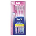 Oral B Toothbrush Precision Clean Extra Soft 4 Pack