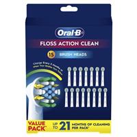 Oral B Power Toothbrush Floss Action Refills 8 Pack