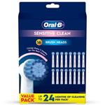 Oral B Power Toothbrush Refills Sensitive Clean 16 Pack