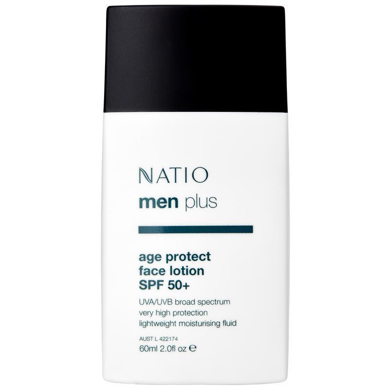 Natio Mens Plus Age Protect Face Lotion SPF 50+ 60ml