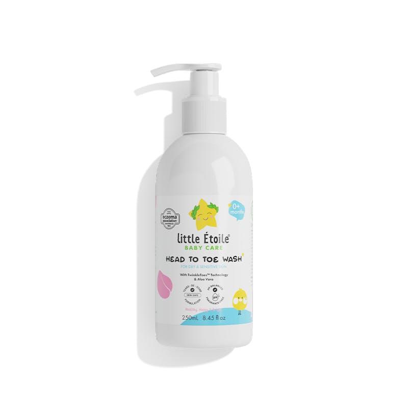 Little Etoile Head to Toe Wash for Dry, Sensitive & Eczema-prone Skin (0+ Months) 250ml