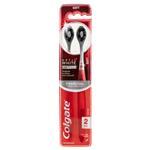 Colgate Toothbrush Optic White Pro Series Charcoal Bristles Soft 2 Pack