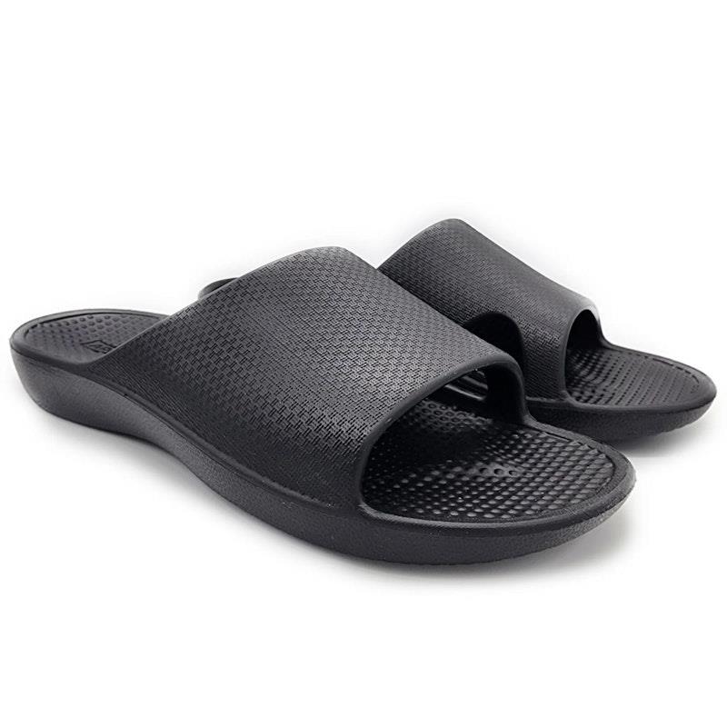 Buy Archline Rebound Orthotic Slides Flip Flop Thongs Slip On Arch Support Black Euro 37 Online