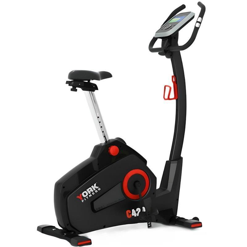 York C420 Upright Exercise Bike One Size product image